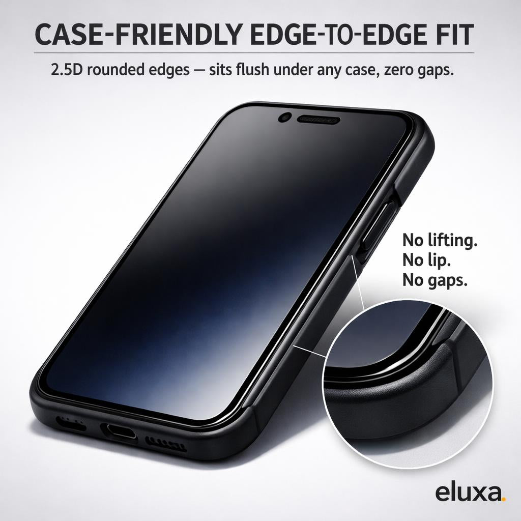 Apple iPhone HD Clear Tempered Glass Screen Protector