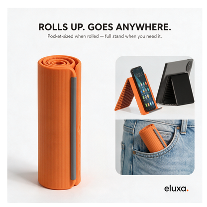Multi-functional foldable phone holder