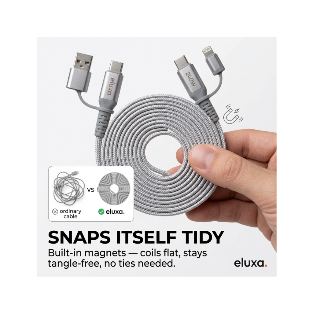 4-in-1 Magnetic Fast Charging Cable