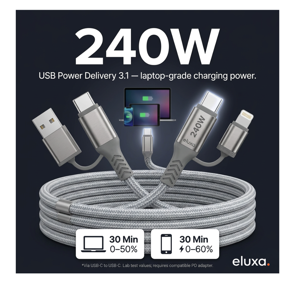 4-in-1 Magnetic Fast Charging Cable