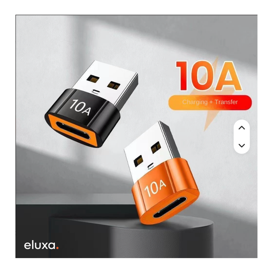 USB 3.0 Type-C Female to USB-A Male OTG Adapter (10A)