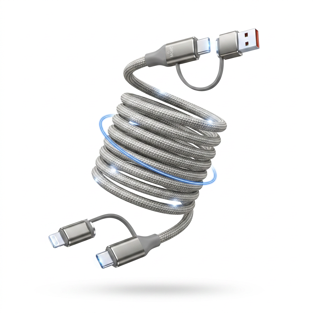 4-in-1 Magnetic Fast Charging Cable