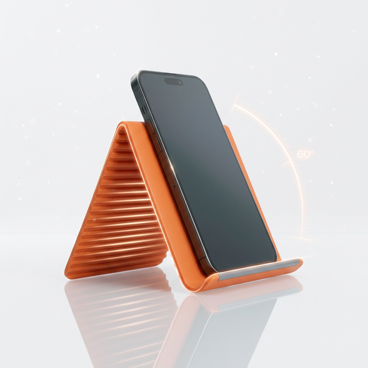 Multi-functional foldable phone holder