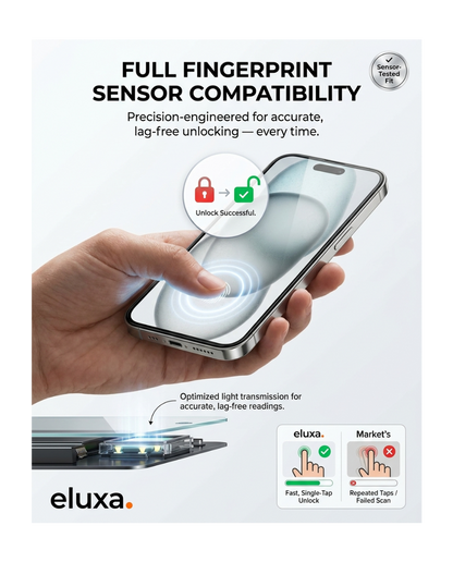 Oneplus HD Clear Tempered Glass Screen Protector